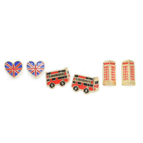 LONDON,STYLE,EARRING,SET