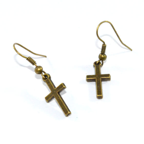 LITTLE CROSS EARRING - product image  