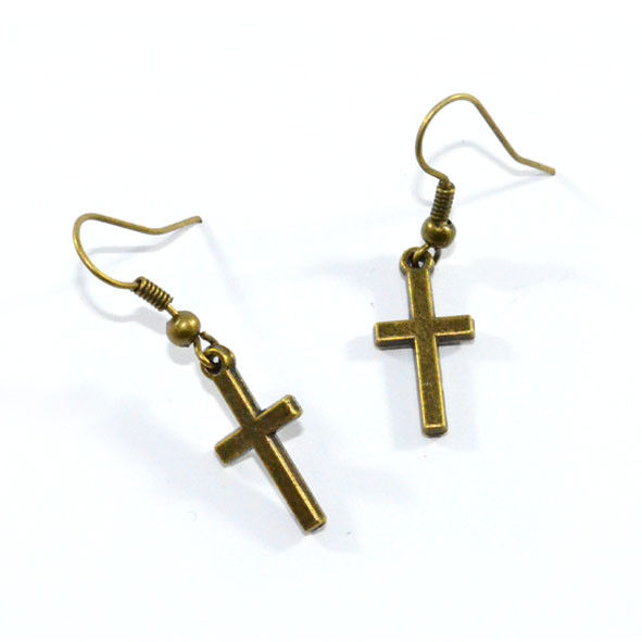 LITTLE CROSS EARRING - product image  