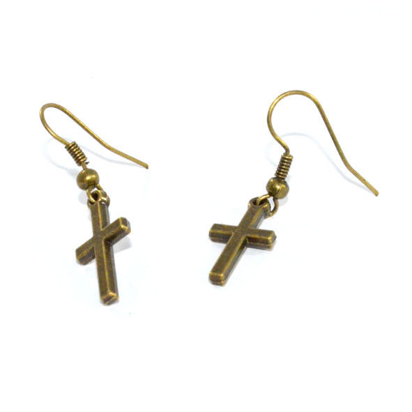 LITTLE CROSS EARRING - product image  