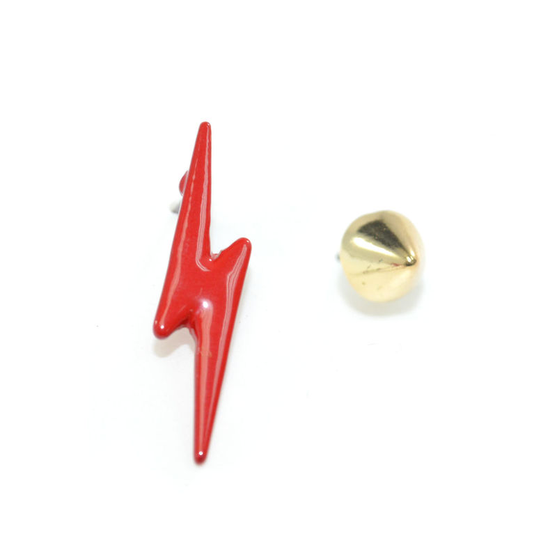 LIGHTNING AND SPIKE EAR STUD - product image  
