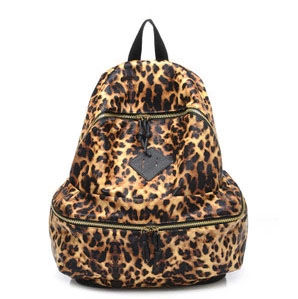 LEOPARD PRINT BACKPACK - product image  