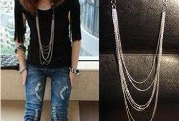 LAYERED CHAINS NECKLACE - product image  