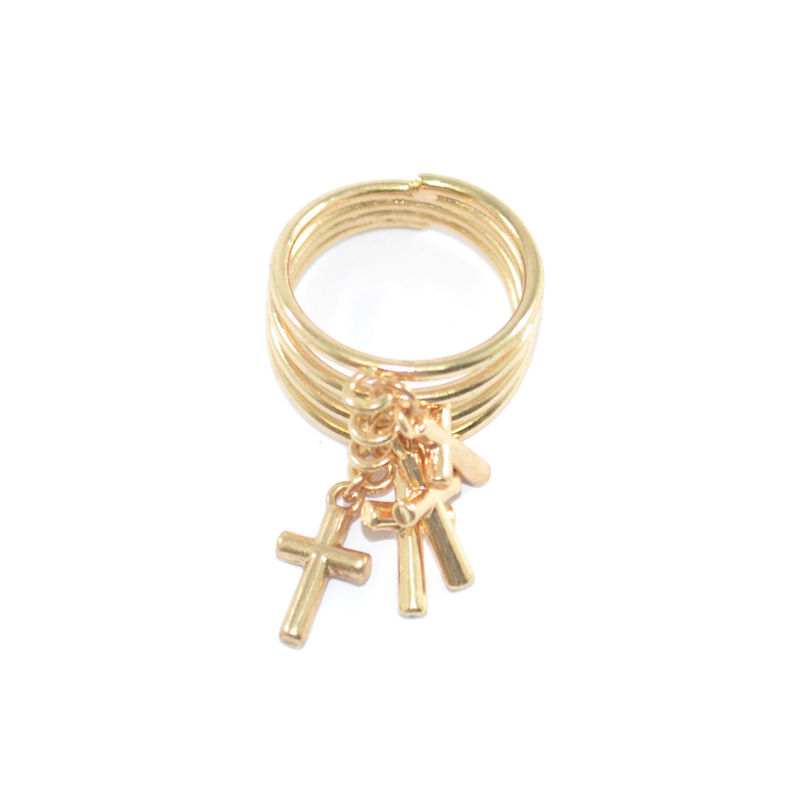 LAYER MULTI CROSS RING - product image  