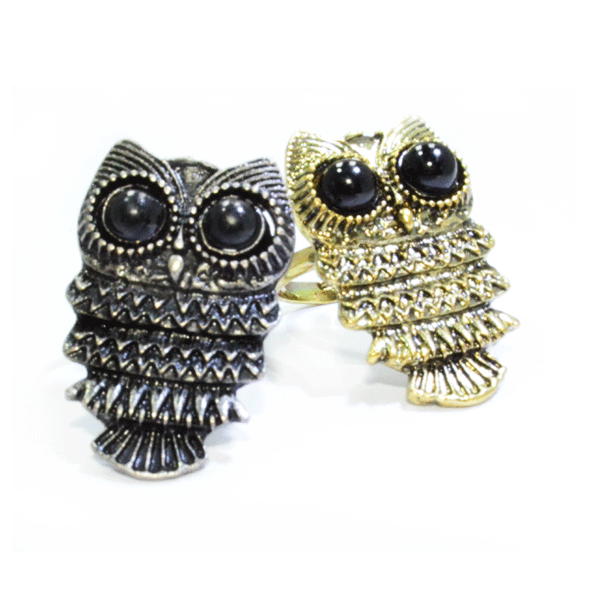 LARGE OWL RING - product image  