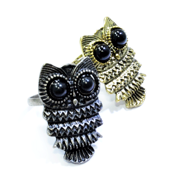 LARGE OWL RING - product image  