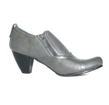ZIP UP MID HEELED SHOES - product image  