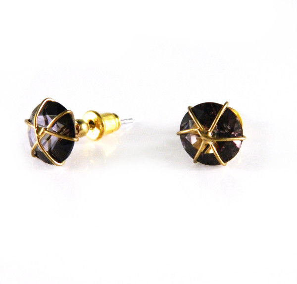 WIRED CRYSTAL EARRINGS - product image  