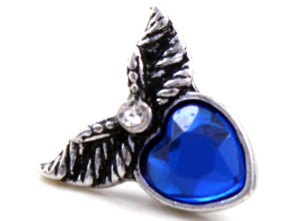 WING WITH GEM EAR STUD - product image  