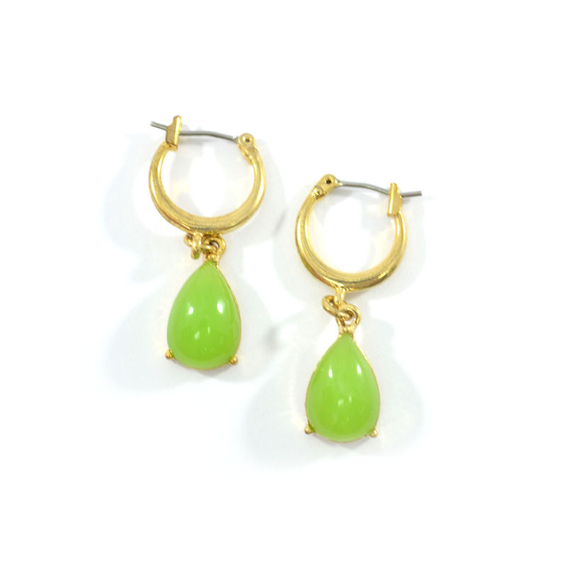 WATER DROP GEM DROP EARRINGS - product image  