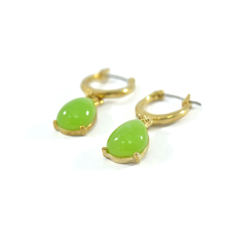 WATER DROP GEM DROP EARRINGS - product image  