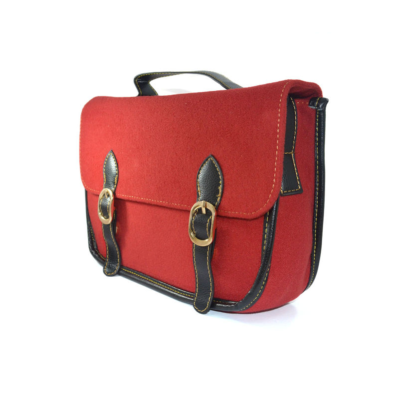 VINTAGE VELVET SHOULDER BAG - product image  