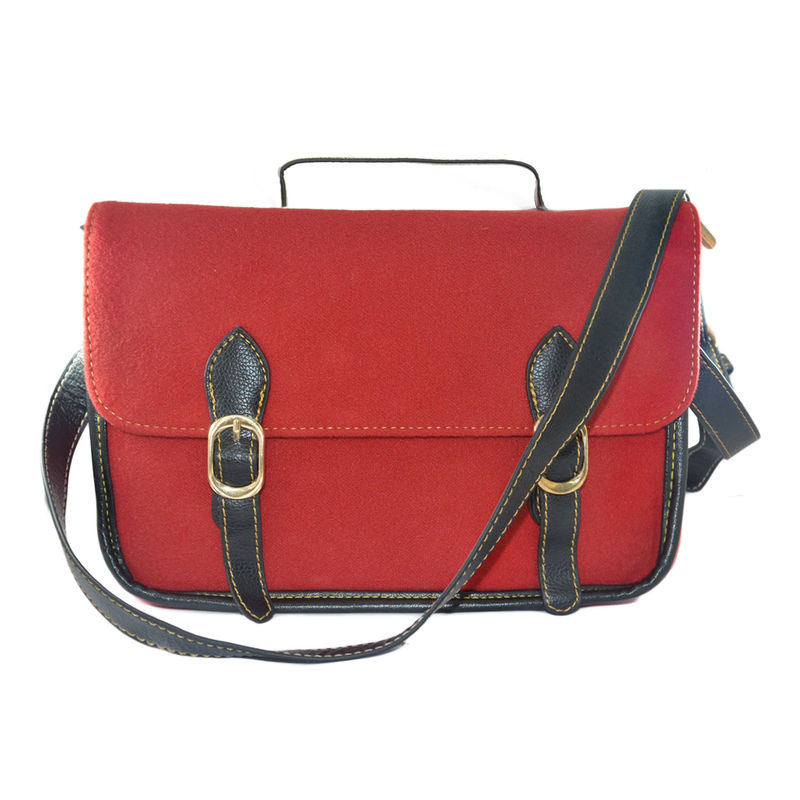 VINTAGE VELVET SHOULDER BAG - product image  
