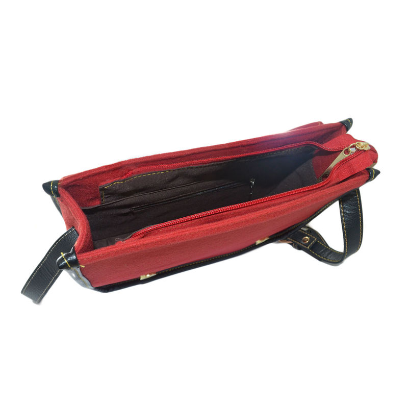 VINTAGE VELVET SHOULDER BAG - product image  