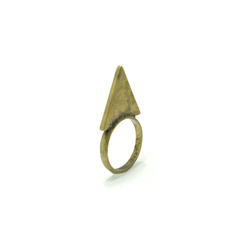 VINTAGE STYLE TRIANGLE RING - product image  
