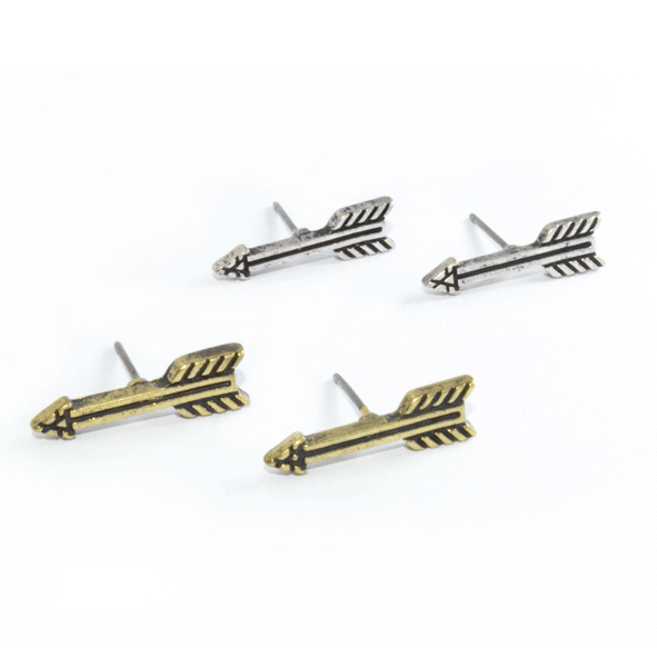VINTAGE STYLE ARROW EARRINGS - product image  