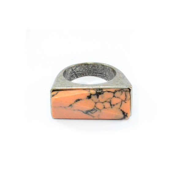 VINTAGE SILVER STONE RING - product image  