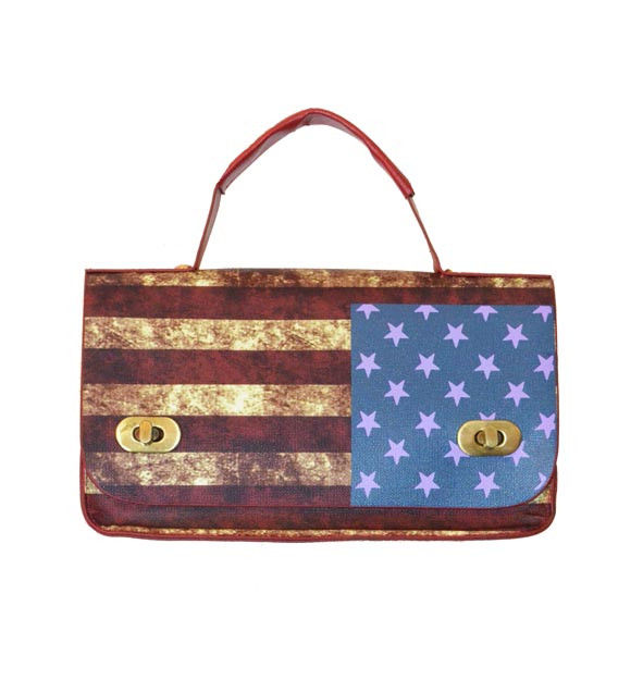 U.S FLAG BOX BAG - product image  