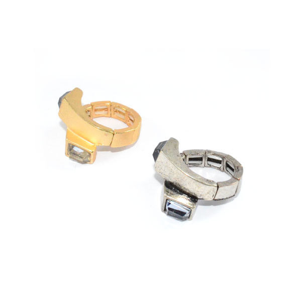 TWISTED METAL WITH CRYSTALS ELASTIC RING - product image  