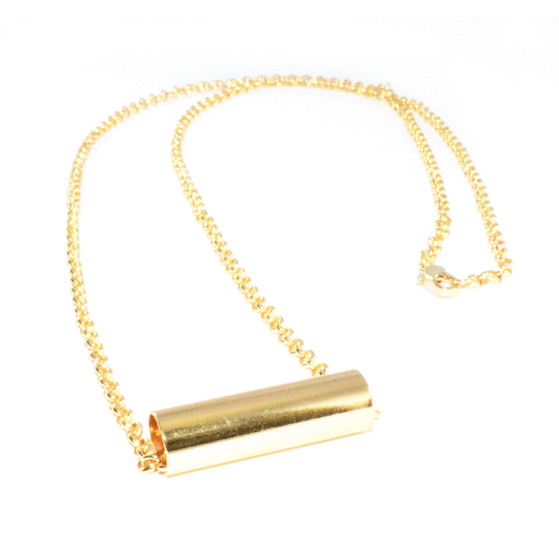 TUBE PENDANT NECKLACE - product image  