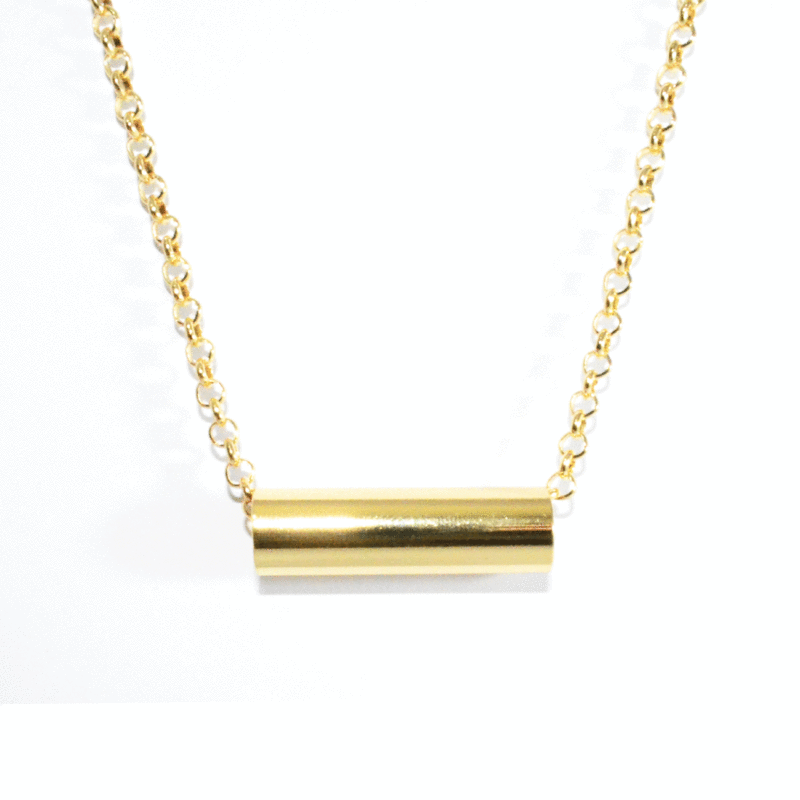 TUBE PENDANT NECKLACE - product image  