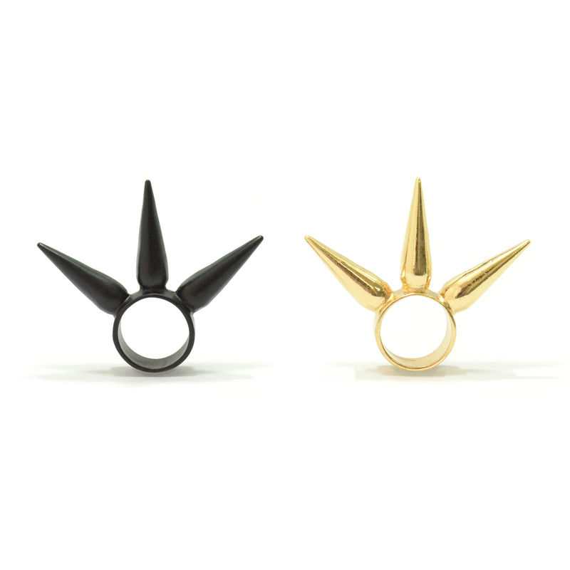 TRIPLE LONG SPIKE RING - product image  