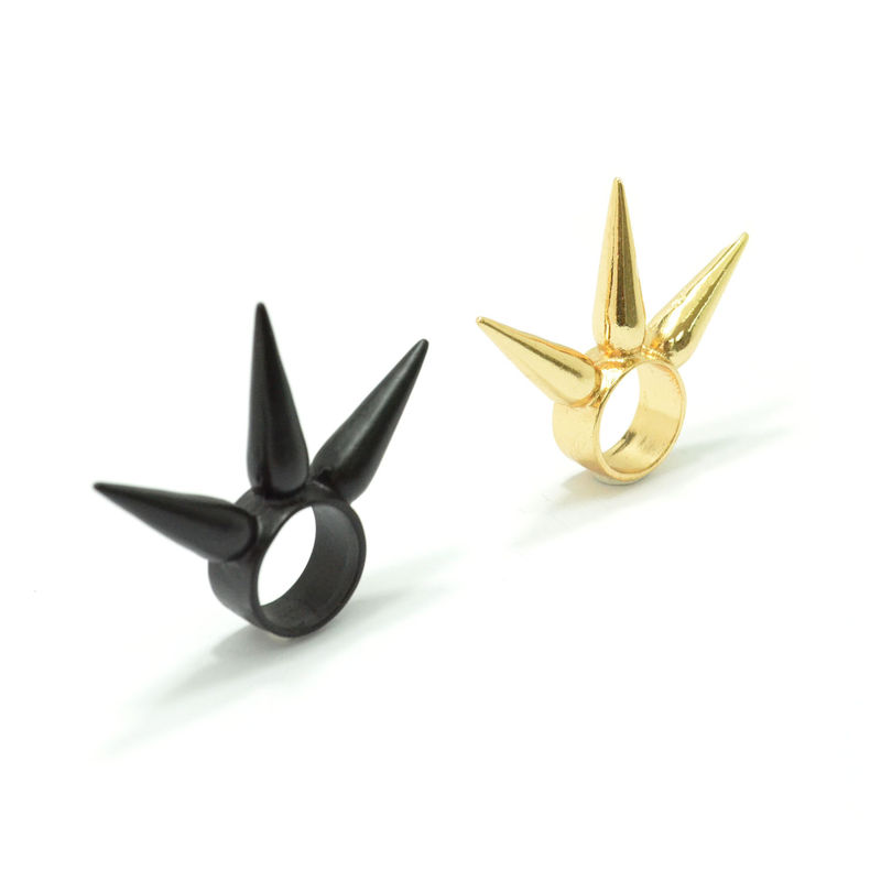 TRIPLE LONG SPIKE RING - product image  