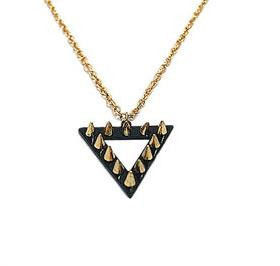 TRIANGLE STUD NECKLACE - product image  