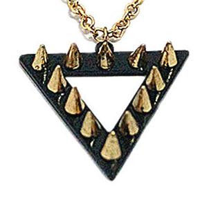 TRIANGLE STUD NECKLACE - product image  
