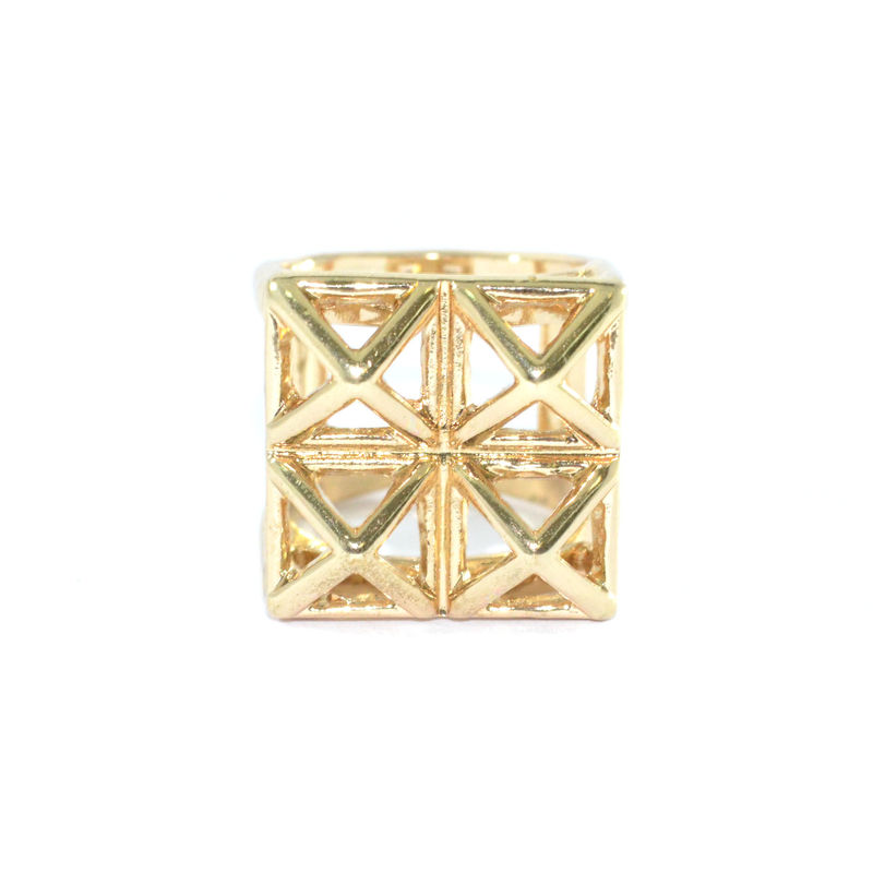TRIANGLE CUBE RING - product image  