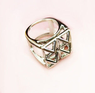 TRIANGLE CUBE RING - product image  