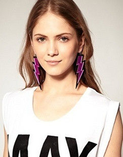 THUNDER BOLT EARRINGS - product image  