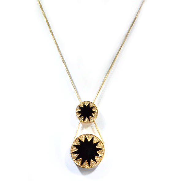 SUNFLOWER CRYSTAL NECKLACE - product image  