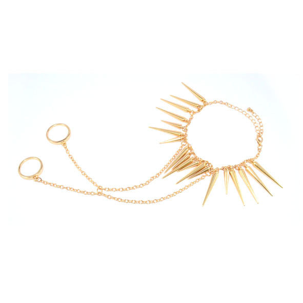 SPIKE AND RING BRACELET - product image  