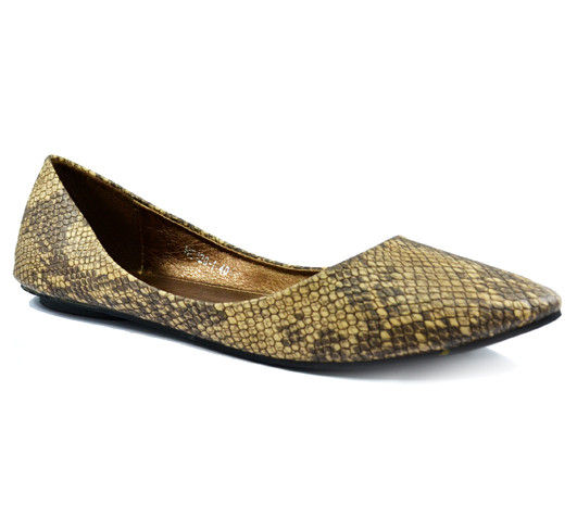 SNAKE PRINT FLATS - product image  