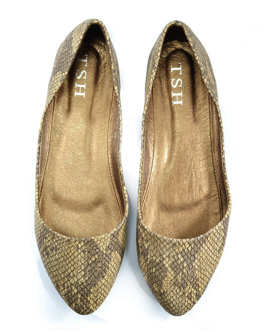 SNAKE PRINT FLATS - product image  