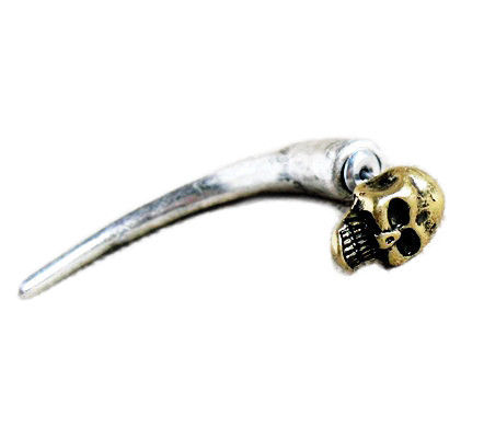 SKULL TUSK EARRING - product image  