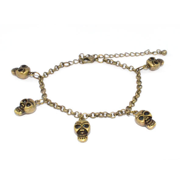 SKULL CHARM BRACELET - product image  