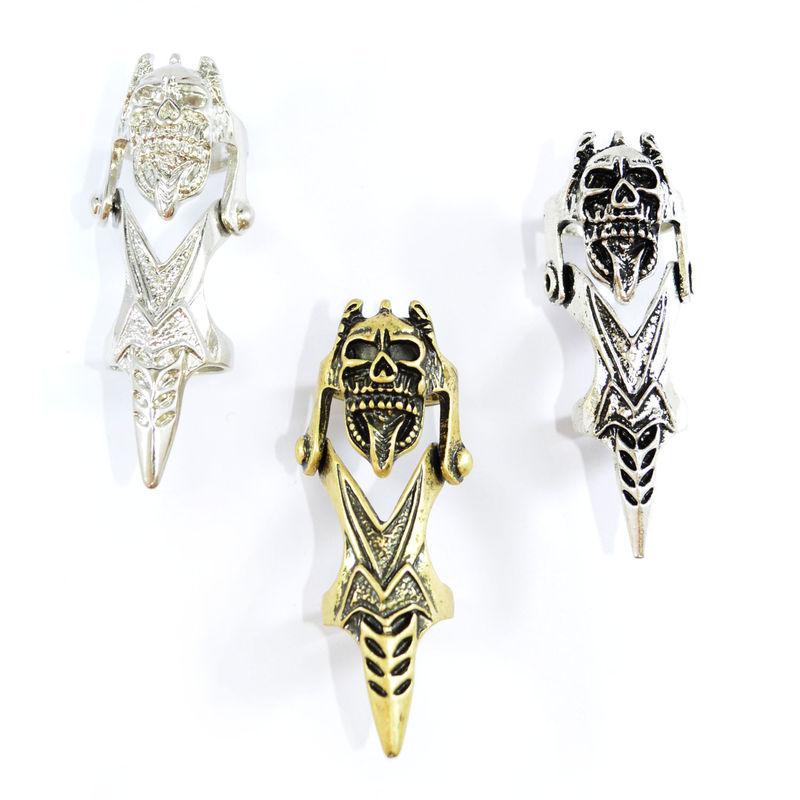 SKULL ARMOUR RING - product image  