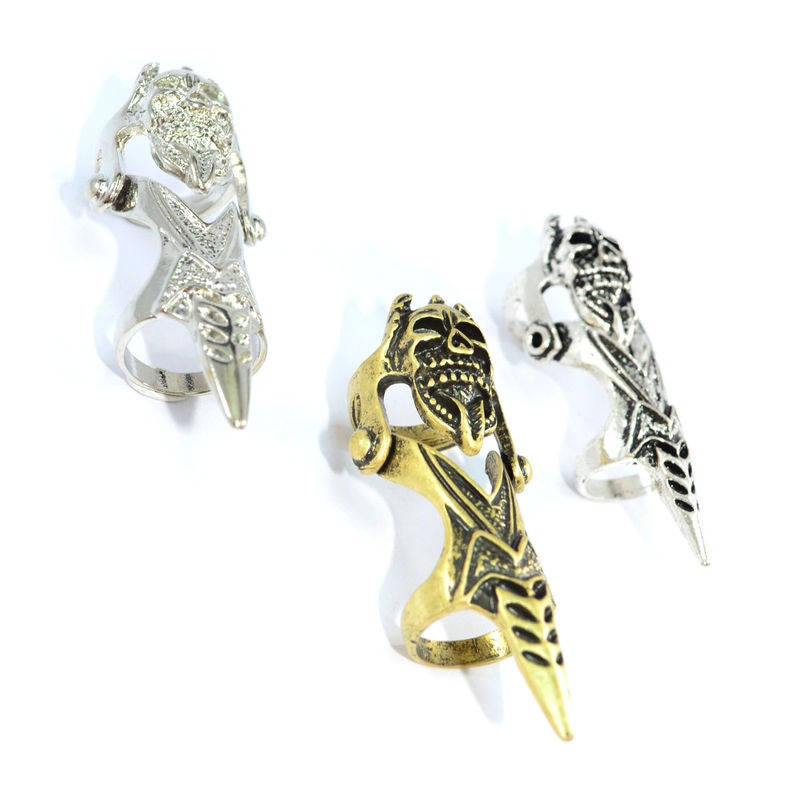 SKULL ARMOUR RING - product image  