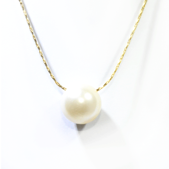 SINGLE PEARL NECKLACE - product image  