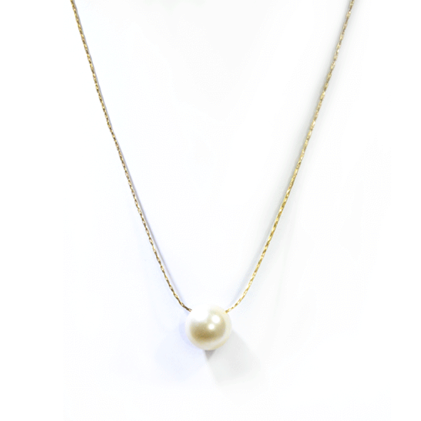 SINGLE PEARL NECKLACE - product image  