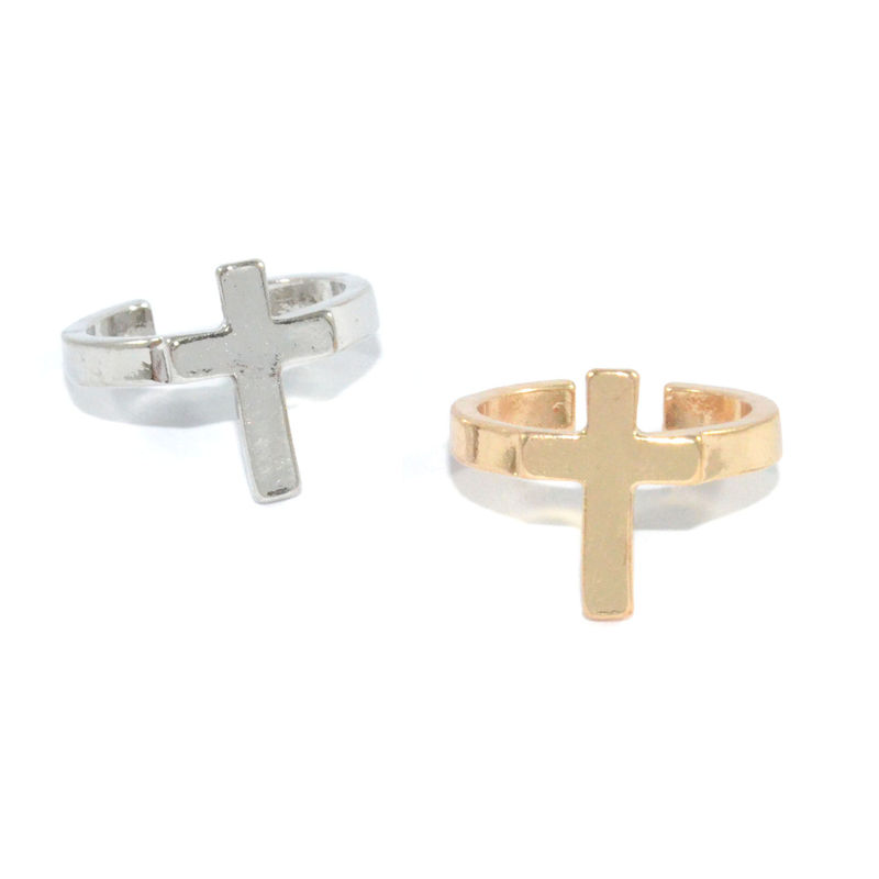 SINGLE CROSS RING - product image  