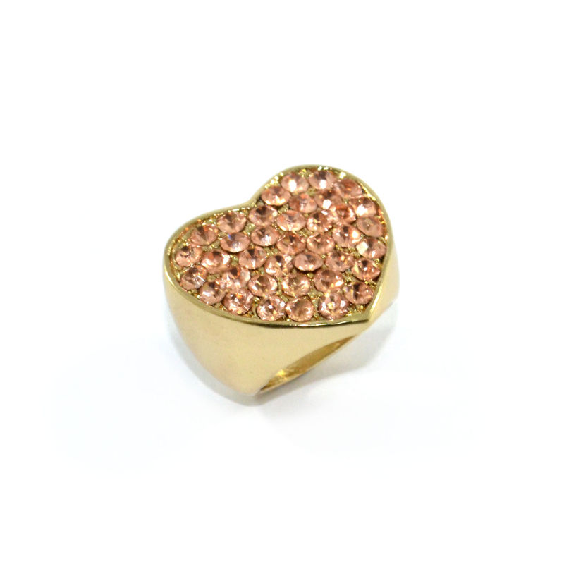 CRYSTAL HEART RING - product image  