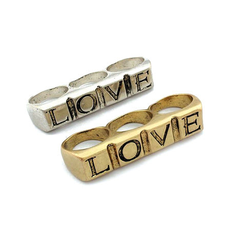 TRIPLE FINGER LOVE RING - product image  