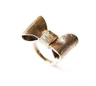 VINTAGE STYLE BOW RING - product image  