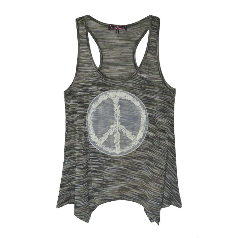 PEACE SIGN FLARE VEST - product image  