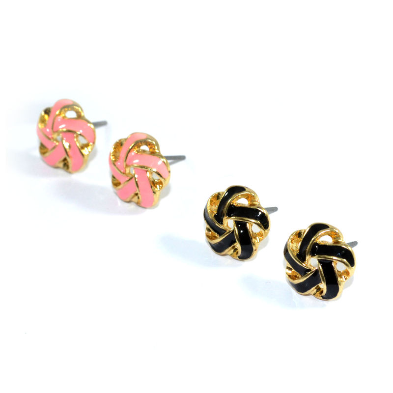 RIBBON FLOWER EARRINGS - product image  