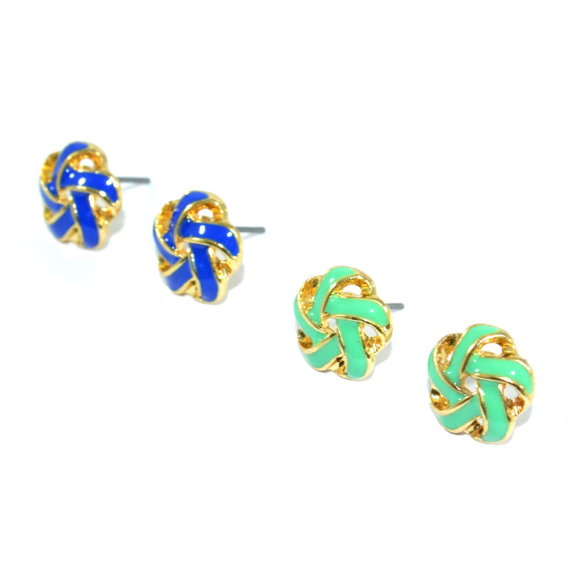 RIBBON FLOWER EARRINGS - product image  