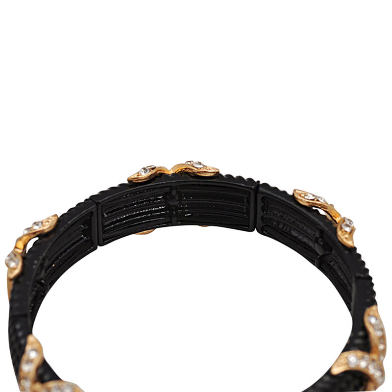 CRYSTAL CROSS DECOR ELASTIC BRACELET - product image  